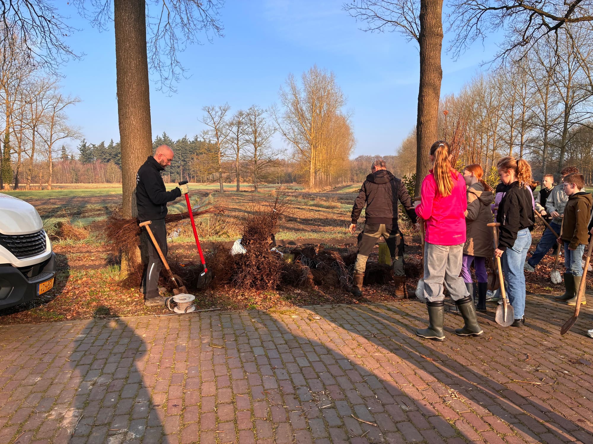 Het eerste Lefboombos — Kasteel De Strijdhoef